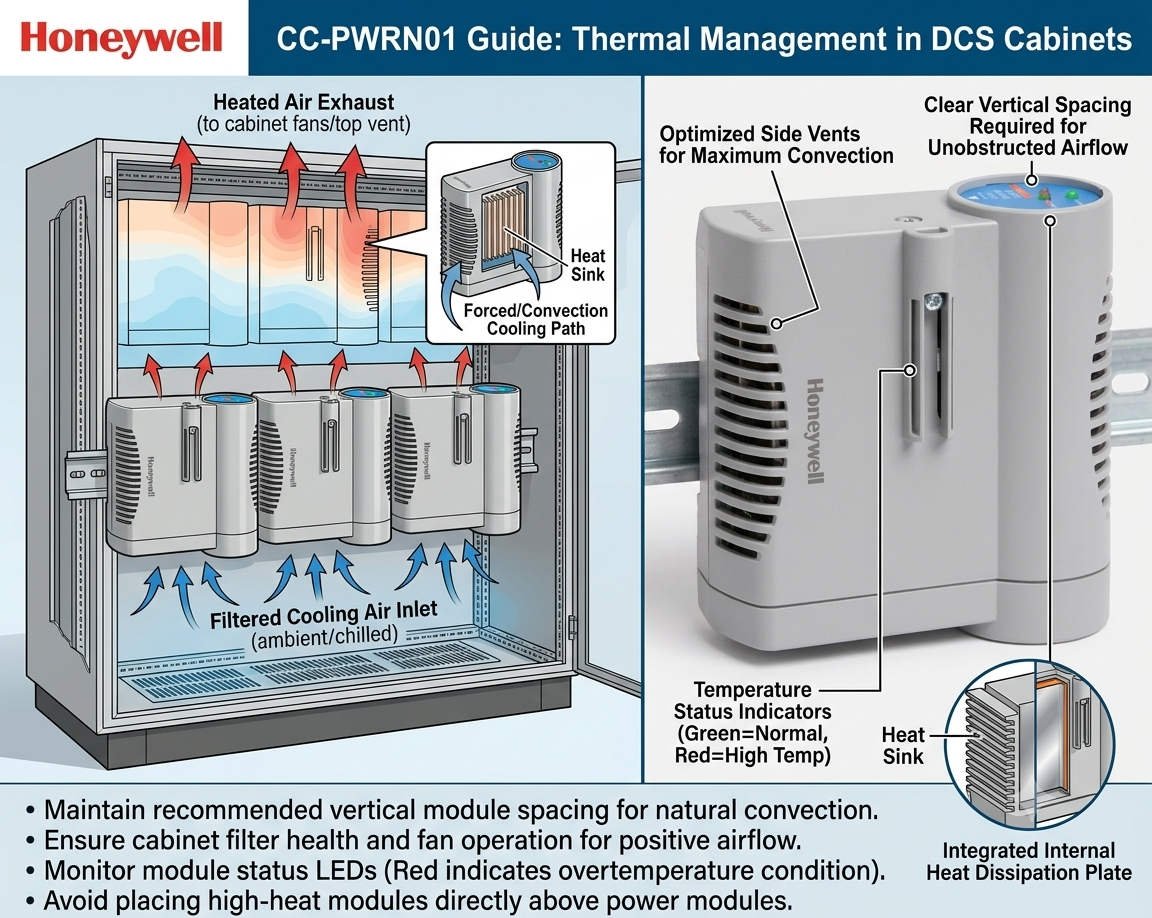 Honeywell CC-PWRN01 Guide Thermal Management in DCS Cabinets