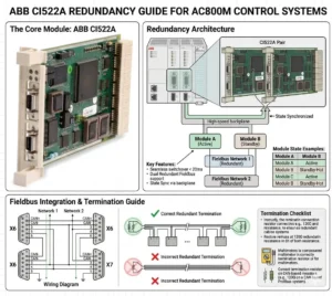 ABB CI522A Redundancy Guide for AC800M Control Systems