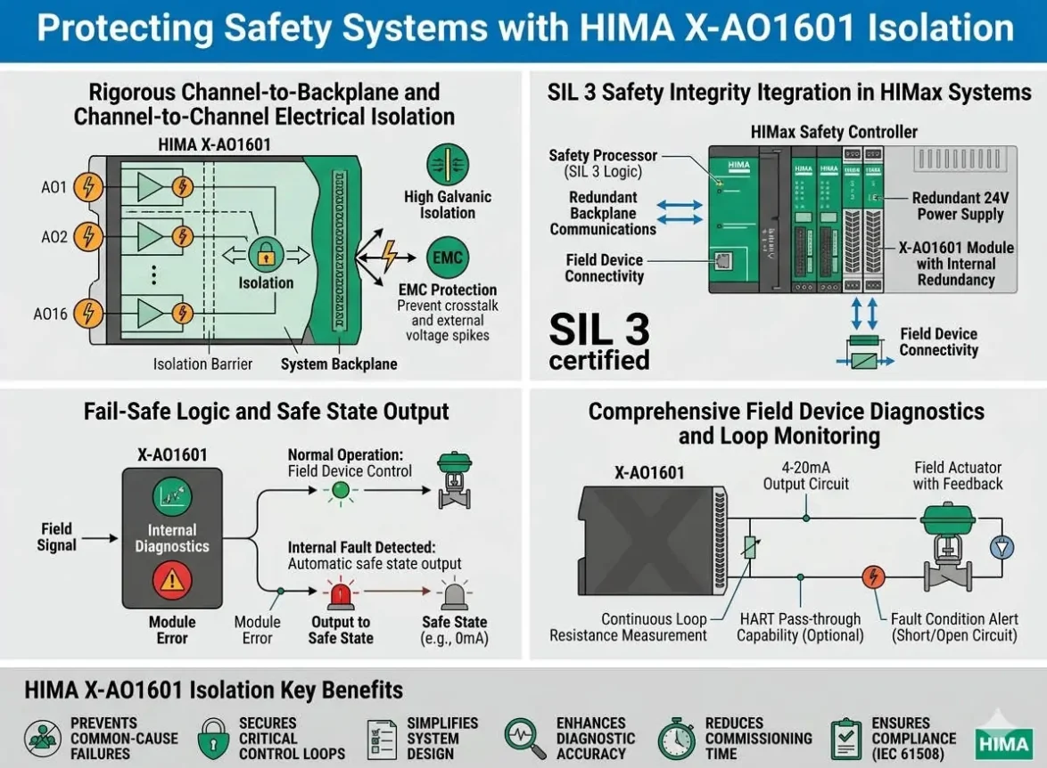 Protecting Safety Systems with HIMA X-AO1601 Isolation