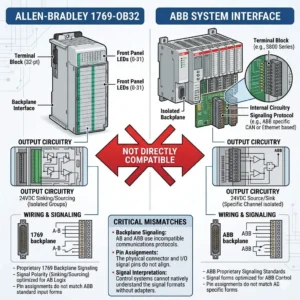 Why 1769-OB32 Is Not Directly Compatible with ABB Systems