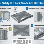 Why Your Safety PLC Rack Needs X-BLK03 Blank Panels