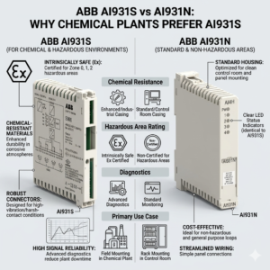 ABB AI931S vs AI931N: Why Chemical Plants Prefer AI931S
