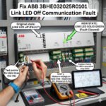 Fix ABB 3BHE032025R0101 Link LED Off Communication Fault