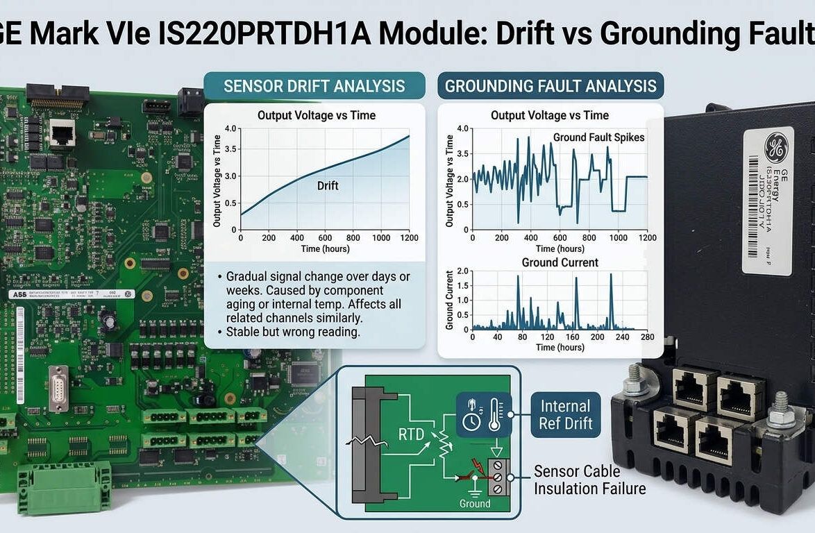 GE Mark VIe IS220PRTDH1A Module Drift vs Grounding Faults