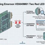 Troubleshooting Emerson VE6049M01 Two Red LED Flashes Fault