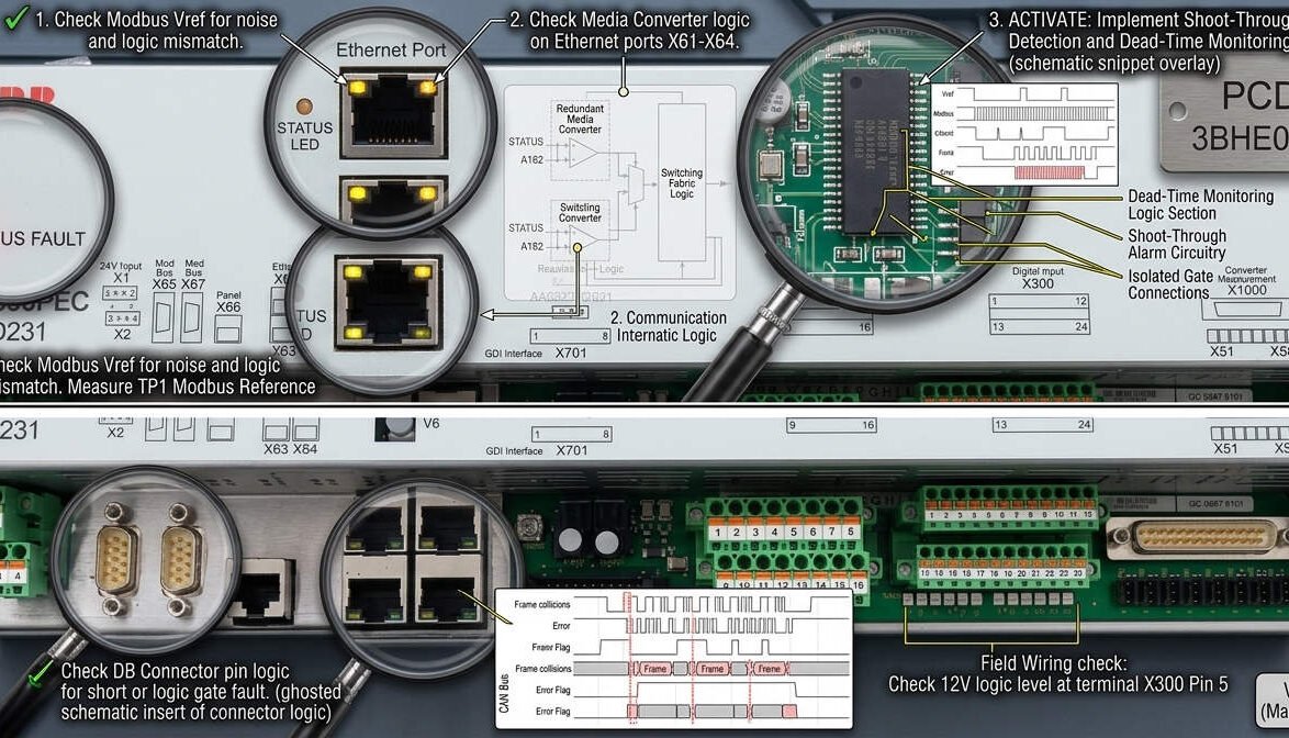 Troubleshooting PCD231B101 3BHE025541R0101 Bus Faults_