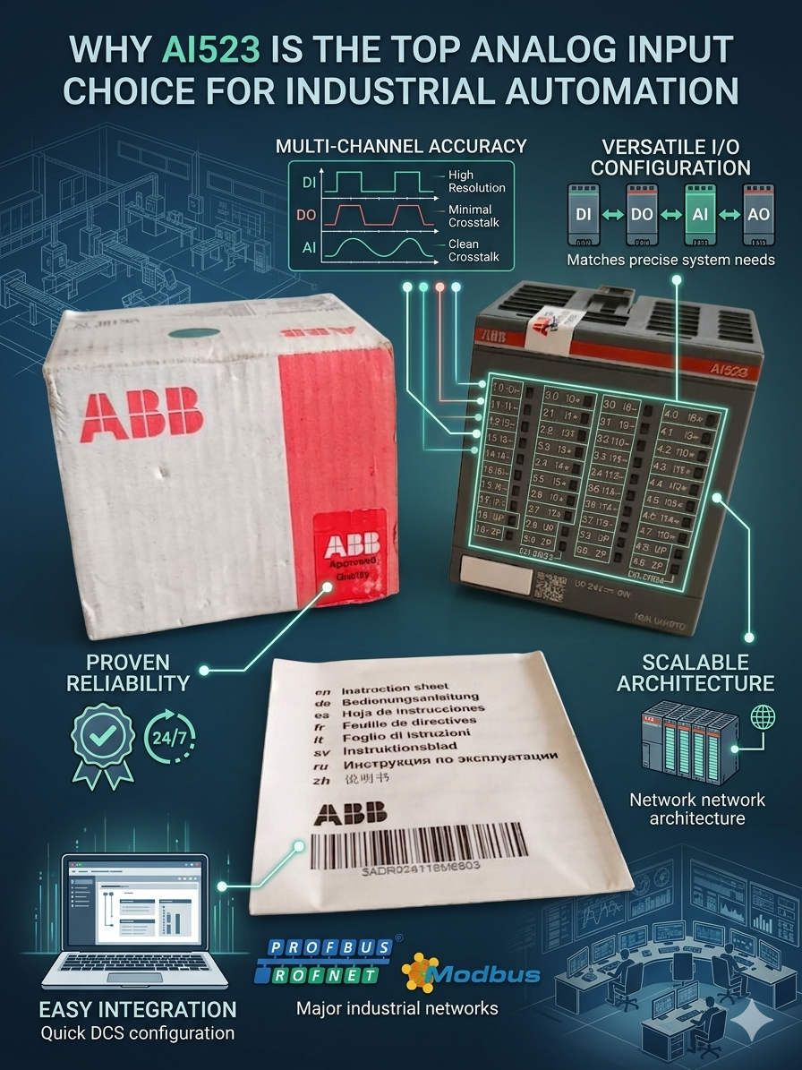 Why AI523 is the Top Analog Input Choice for Industrial Automation