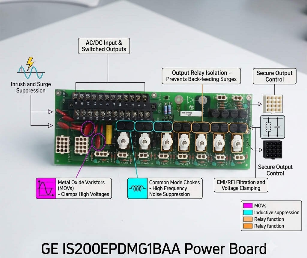 GE IS200EPDMG1BAA Power Board Surge Protection Guide