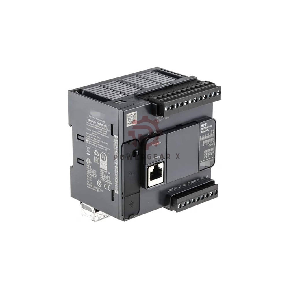 Modicon M221 TM221C16R PLC Controller 7 Relay Outputs