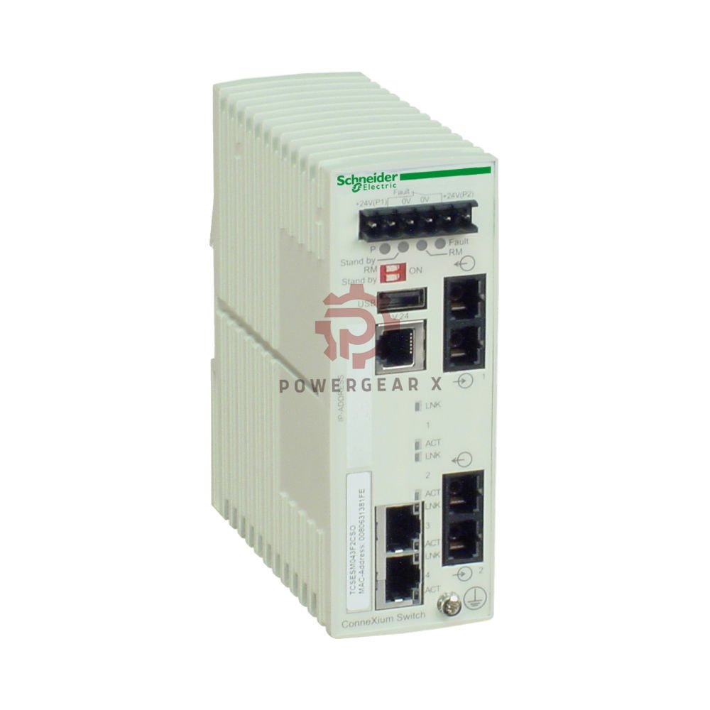 TCSESM043F2CS0 Schneider ConneXium Ethernet Switch 2 Copper 2 Fiber - Image 3