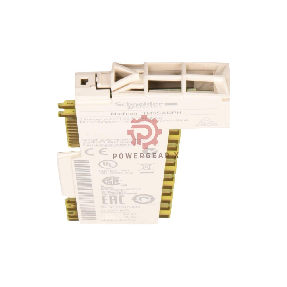 TM5SAI2PH Schneider Modicon TM5 2 Channel PT100 Analog Input Module - Image 3
