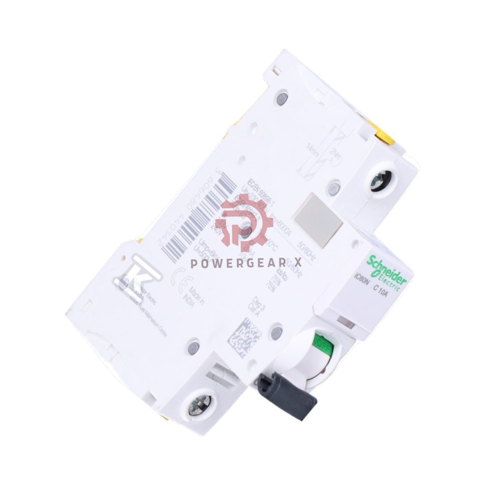 iC60N 1P C10 Acti9 Schneider MCB 10A 1-Pole C-Curve DIN Rail Breaker - Image 2