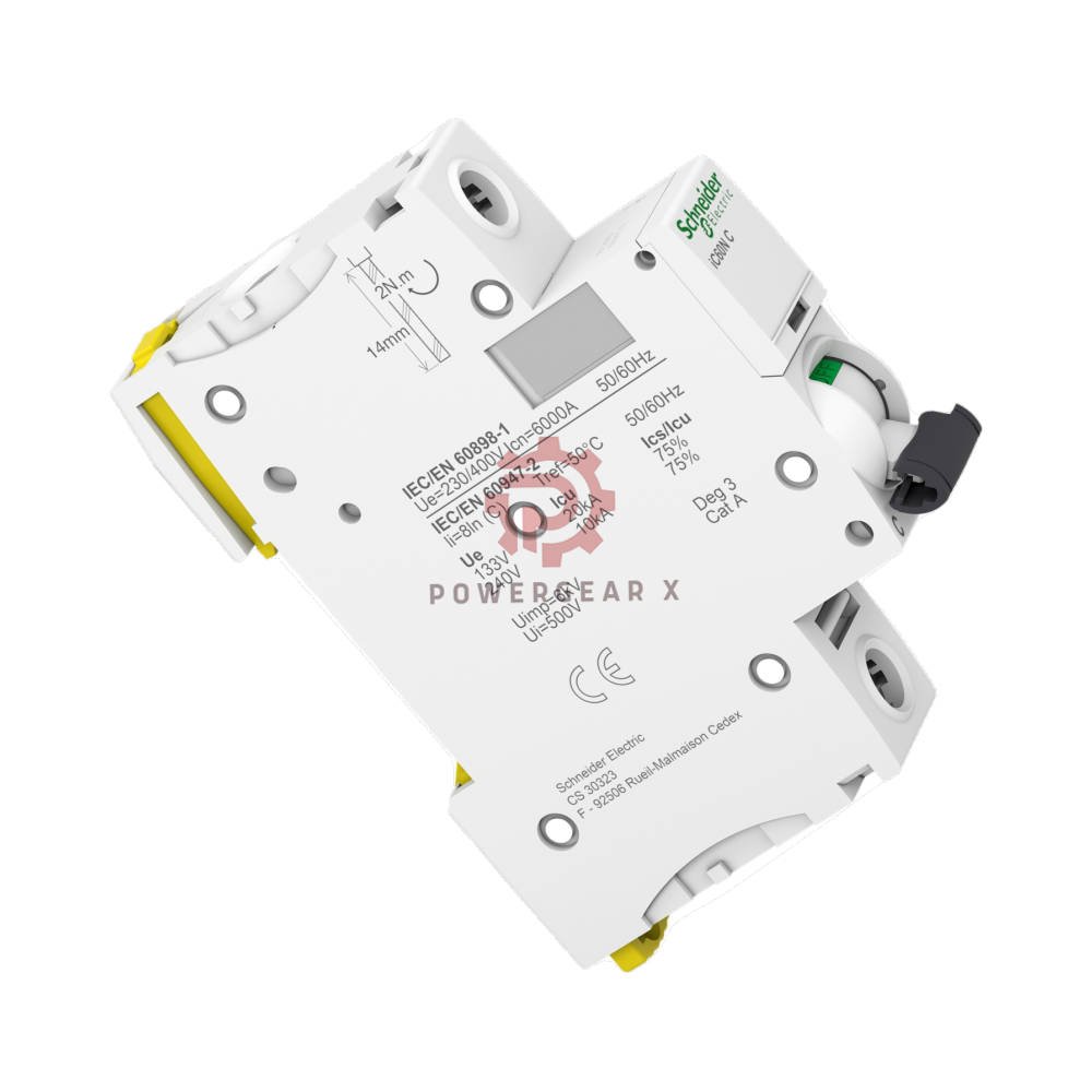 iC60N 1P C20 Schneider Acti9 MCB 20A C-Curve 6kA Breaker