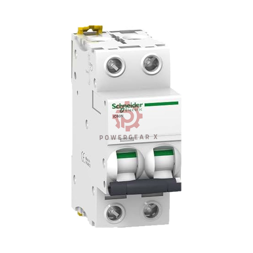 iC60N 2P C25 Schneider Acti9 Miniature Circuit Breaker – 25A C-Curve 6kA MCB, DIN Rail, Best - Image 3