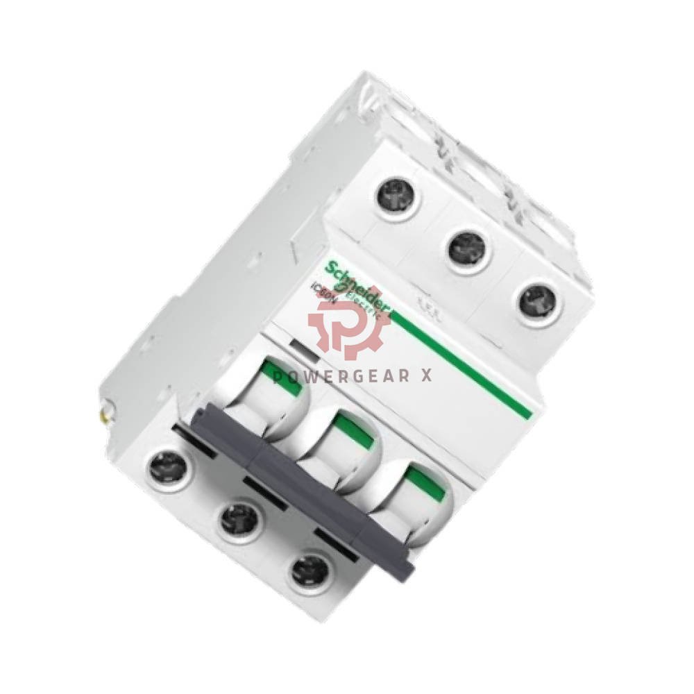 iC60N 3P C25 Schneider Acti9 MCB 25A C-Curve 6kA Breaker - Image 2